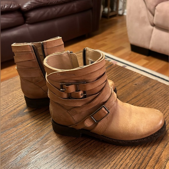 Frye bandage zip-up booties - Picture 6 of 6